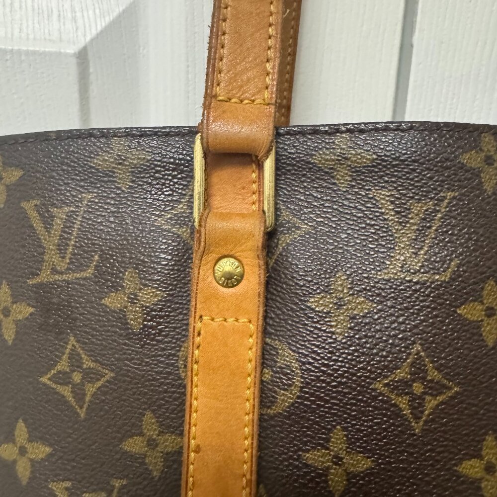 Louis Vuitton LV Shoulder Bag Sac Shopping Brown Monogram - Picture 3 of 9